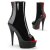 Pleaser Stiefelette DELIGHT-1025 Schwarz Rot EU-35 / US-5