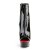 Pleaser Stiefelette DELIGHT-1025 Schwarz Rot EU-35 / US-5