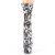 Pleaser ADORE-1002DP Plateau Stiefeletten Stoff Schwarz Weiß EU-36 / US-6