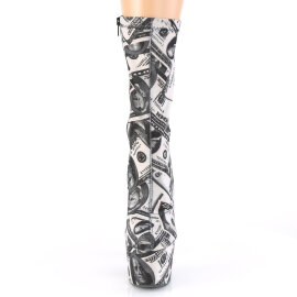 Pleaser ADORE-1002DP Plateau Stiefeletten Stoff Schwarz...