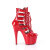 Pleaser ADORE-1013MST Plateau Stiefeletten Lack Rot EU-35 / US-5