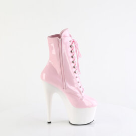 Pleaser ADORE-1020 Plateau Stiefeletten Lack Pink EU-39 / US-9