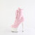 Pleaser ADORE-1020 Plateau Stiefeletten Lack Pink EU-39 / US-9