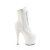 Pleaser ADORE-1020 Plateau Stiefeletten Kunstleder Weiß EU-44 / US-14