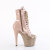 Pleaser ADORE-1020DC Plateau Stiefeletten Lack Beige EU-39 / US-9
