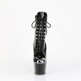 Pleaser ADORE-1020ESC Plateau Stiefeletten Lack Schwarz...