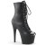 Pleaser ADORE-1020ESC Plateau Stiefeletten Kunstleder Schwarz EU-36 / US-6