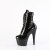 Pleaser ADORE-1020GP Plateau Stiefeletten Lack Glitter Schwarz EU-37 / US-7