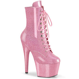 Pleaser ADORE-1020GP Plateau Stiefeletten Lack Glitter...