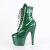 Pleaser ADORE-1020GP Plateau Stiefeletten Lack Glitter Grün EU-35 / US-5