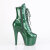 Pleaser ADORE-1020GP Plateau Stiefeletten Lack Glitter Grün EU-36 / US-6