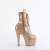 Pleaser ADORE-1020GP Plateau Stiefeletten Lack Glitter Gold EU-43 / US-13
