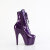Pleaser ADORE-1020GP Plateau Stiefeletten Lack Glitter Dunkles Lila EU-35 / US-5