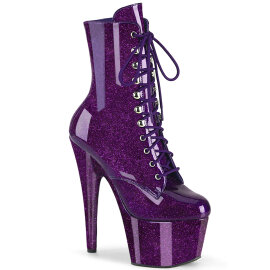 Pleaser ADORE-1020GP Plateau Stiefeletten Lack Glitter...