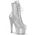 Pleaser ADORE-1020GP Plateau Stiefeletten Lack Glitter Silber EU-44 / US-14