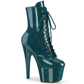 Pleaser ADORE-1020GP Plateau Stiefeletten Lack Glitter...