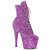 Pleaser ADORE-1020GWR Plateau Stiefeletten Glitter Lavendel EU-39 / US-9