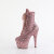 Pleaser ADORE-1020GWR Plateau Stiefeletten Glitter Gold EU-40 / US-10