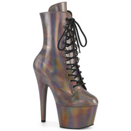 Pleaser ADORE-1020HG Plateau Stiefeletten Holograma Bunt...