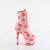 Pleaser ADORE-1020KISSES Plateau Stiefeletten Kunstleder Pink EU-38 / US-8