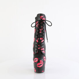 Pleaser ADORE-1020KISSES Plateau Stiefeletten Kunstleder...