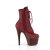 Pleaser ADORE-1020RM Plateau Stiefeletten Kunstleder Strass Mesh Burgundrot EU-42 / US-12