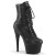 Pleaser ADORE-1020RS Plateau Stiefeletten Strass Schwarz EU-42 / US-12