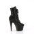 Pleaser ADORE-1020RS Plateau Stiefeletten Strass Schwarz EU-42 / US-12
