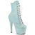 Pleaser ADORE-1020SDG Plateau Stiefeletten Glitter Blau EU-40 / US-10