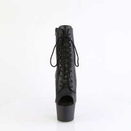 Pleaser ADORE-1021 Plateau Stiefeletten Leder Schwarz...