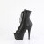 Pleaser ADORE-1021 Plateau Stiefeletten Leder Schwarz EU-40 / US-10