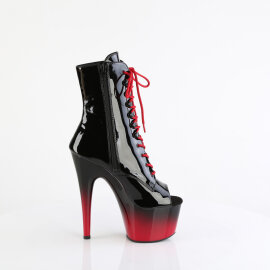 Pleaser ADORE-1021BR-H Plateau Stiefeletten Lack Schwarz EU-35 / US-5