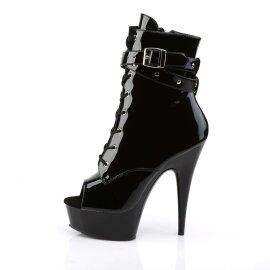 Pleaser Stiefelette DELIGHT-1033 Schwarz EU-35 / US-5