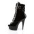 Pleaser Stiefelette DELIGHT-1033 Schwarz EU-35 / US-5