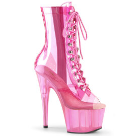 Pleaser ADORE-1021C-T Plateau Stiefeletten Rauch Pink...