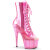 Pleaser ADORE-1021C-T Plateau Stiefeletten Rauch Pink EU-35 / US-5
