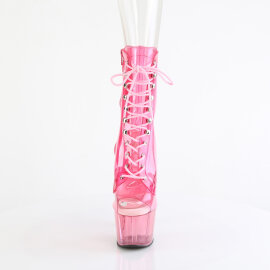 Pleaser ADORE-1021C-T Plateau Stiefeletten Rauch Pink EU-37 / US-7