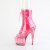 Pleaser ADORE-1021C-T Plateau Stiefeletten Rauch Pink EU-37 / US-7