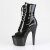 Pleaser ADORE-1021GP Plateau Stiefeletten Lack Glitter Schwarz EU-38 / US-8
