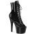 Pleaser ADORE-1021GP Plateau Stiefeletten Lack Glitter Schwarz EU-40 / US-10