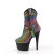 Pleaser ADORE-1029RS Plateau Stiefeletten Strass Bunt EU-40 / US-10