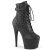 Pleaser ADORE-1033 Plateau Stiefeletten Kunstleder Schwarz EU-37 / US-7