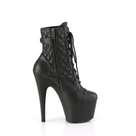 Pleaser ADORE-1033 Plateau Stiefeletten Kunstleder Schwarz EU-38 / US-8