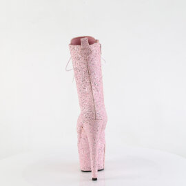 Pleaser ADORE-1040GR Plateau Stiefeletten Rauch Pink EU-35 / US-5