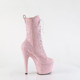 Pleaser ADORE-1040GR Plateau Stiefeletten Rauch Pink EU-35 / US-5