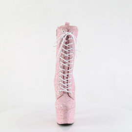 Pleaser ADORE-1040GR Plateau Stiefeletten Rauch Pink...