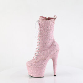 Pleaser ADORE-1040GR Plateau Stiefeletten Rauch Pink EU-36 / US-6