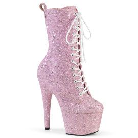 Pleaser ADORE-1040GR Plateau Stiefeletten Rauch Pink...
