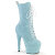 Pleaser ADORE-1040GR Plateau Stiefeletten Glitter Strass Blau EU-37 / US-7