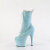 Pleaser ADORE-1040GR Plateau Stiefeletten Glitter Strass Blau EU-39 / US-9
